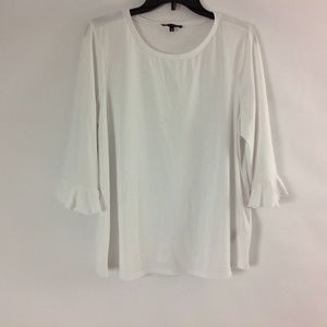 New Look Women's Blouse Top Size 16 Off White
